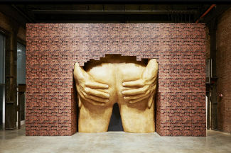 Anthea Hamilton, Project for Door (After Gaetano Pesce), 2015. © Kyle Knodell, Courtesy: Anthea Hamilton