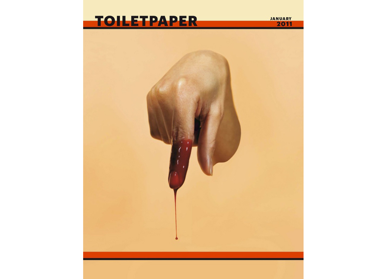 Maurizio Cattelan and Pierpaolo Ferrari, TOILETPAPER, Second Issue, 2011. © TOILETPAPER