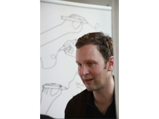 David Shrigley. © Andy Miah, Courtesy: Wikimedia Commons