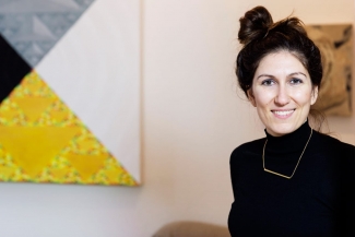 Jesi Khadivi at home. Image: &copy; Petrov Arne