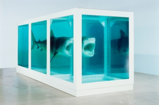 Damien Hirst, The Physical Impossibility of Death in the Mind of Someone Living, 2013, Lenticular print. Courtesy: Paul Stolper, London