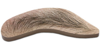 John Baldessari, Eyebrow, 2009, Archival print laminated with lexan and mounted on shaped aluminum form with enamel. Courtesy: Schellmann Art, Munich, New York 