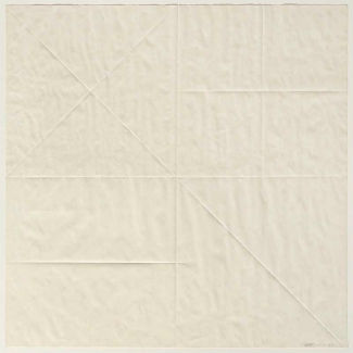 Sol LeWitt, Untitled (Paper Fold), 1973, Paper. Courtesy: Campagne Première, Berlin 