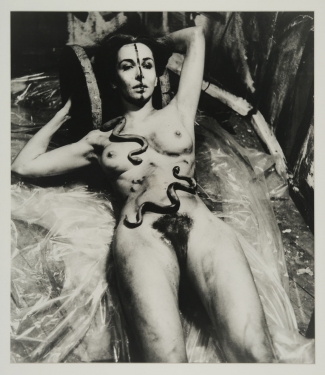 Carolee Schneemann, Eye Body: 36 Transformative Actions for Camera, 1963. VG Bild-Kunst, Bonn 2017, Courtesy: Carolee Schneemann, Erró (*1932) 