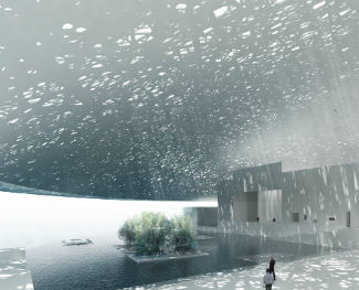 Louvre Abu Dhabi, Abu Dhabi, UAE. © TDIC, Courtesy: Atelier Jean Nouvel, Artefactory, Louvre Abu Dhabi