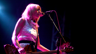  Kim Gordon (Sonic Youth) at Route du Rock, Saint-Malo, August 2007. © Bertrand Delgoff
