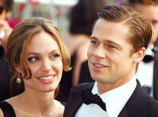 Angelina Jolie and Brad Pitt at the Cannes Film Festival, 2007. © Georges Biard