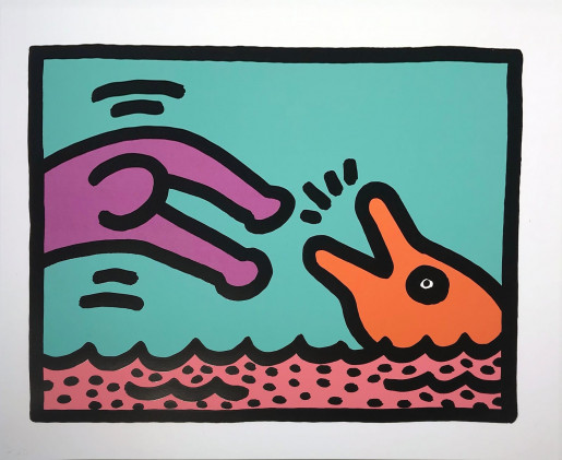 Keith Haring, Pop Shop V (A), 1989