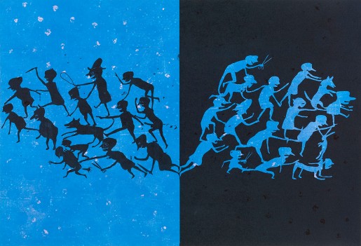 Stephen Chambers, Double Inside Out (from the suite “Portrait of a Pre-Caffeinated Mind”), 2007