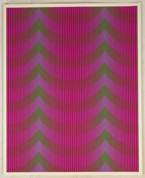 Julian Stanczak, Veiled, 1972