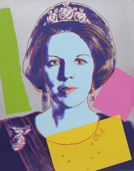 Andy Warhol, Queen Beatrix (FS II.340A Royal Edition), 1985