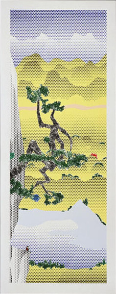 Roy Lichtenstein, Landscape with Poet, 1996
