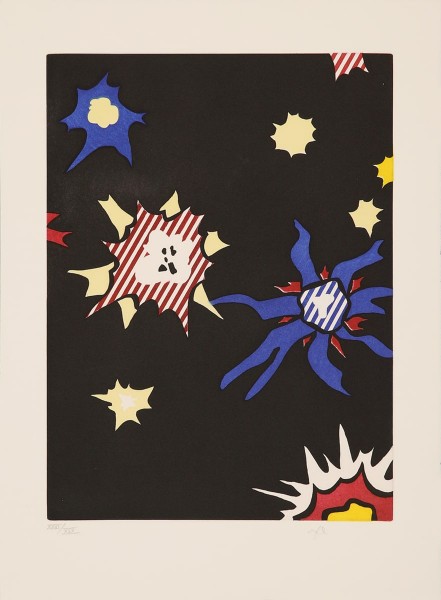 Roy Lichtenstein, Illustration for “Hüm Bum!” from “La Nouvelle Chute de l'Amérique” (The New Fall of America), 1992