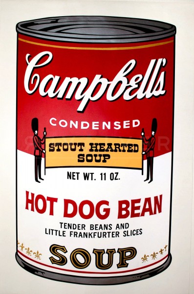 Andy Warhol, Hot Dog Bean (FS II.59), from the Portfolio “Campbell's Soup II”, 1969