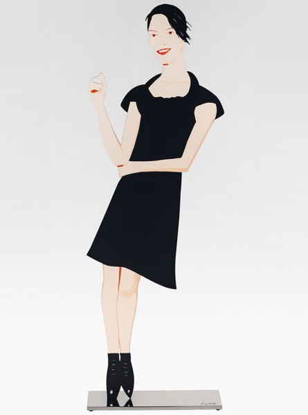 Alex Katz, Black Dress 7 (Carmen), 2018