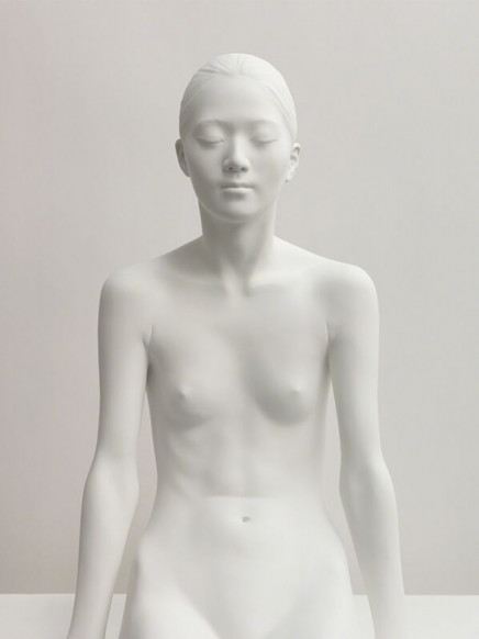 Yoko X. Sitting by Don Brown