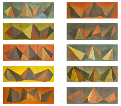 Sol LeWitt, Piramidi, 1986