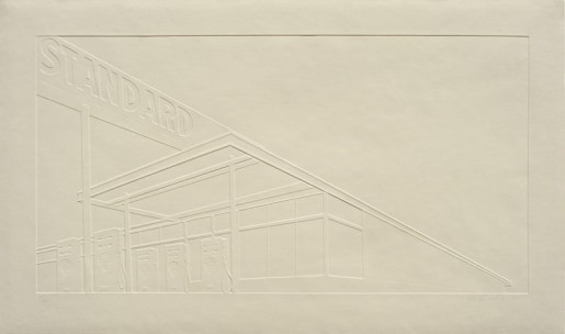 Ed Ruscha, Ghost Station, 2011
