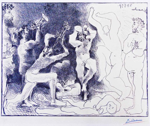 Pablo Picasso, The Dance of the Fauns | La Danse des Faunes, 1957