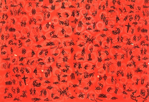 Stephen Chambers, Disasters of War (from the suite “Portrait of a Pre-Caffeinated Mind”), 2007