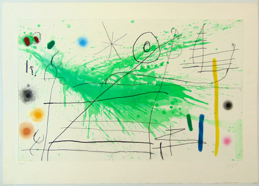 Joan Miró, Composition III, from: A Trip to the Country, 1967