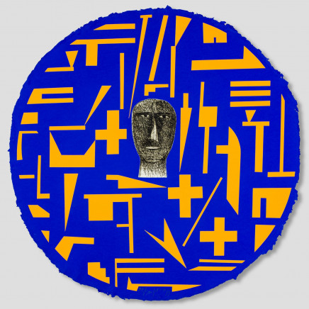 Shield 1 by Mimmo Paladino
