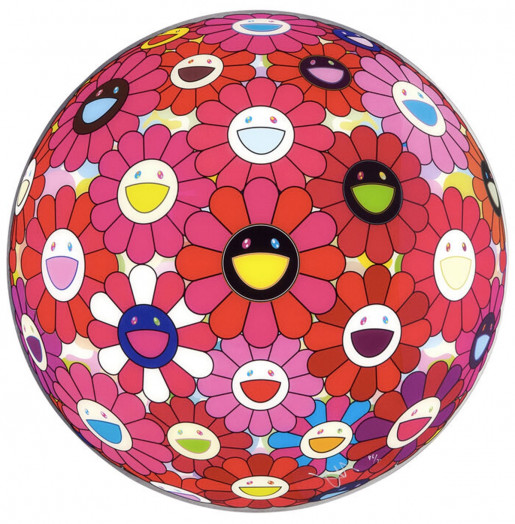 Takashi Murakami, Flower Ball (3D) Letter to Picasso, 2013