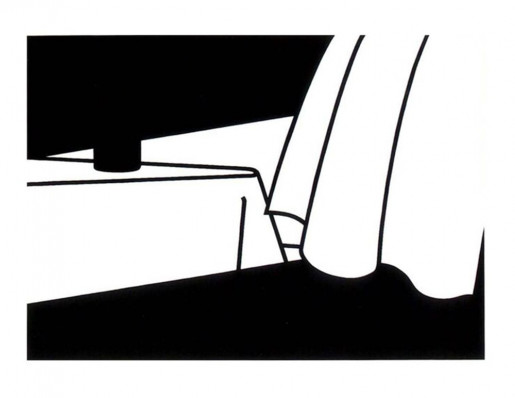 Patrick Caulfield, Curtain and Battle, 1973