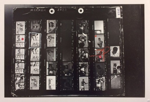 Thomas Hoepker, Contact Sheet of Ali Right and Left Fist, 1966