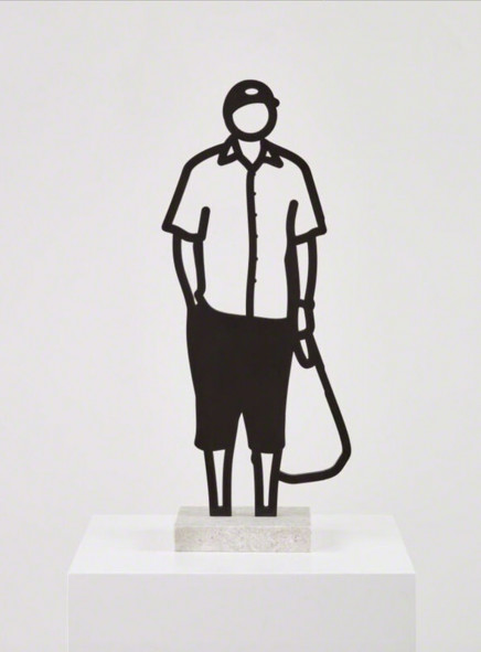 Melbourne Statuettes –Plastic Bag by Julian Opie