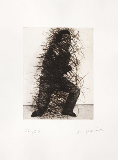 Als Karyatide by Arnulf Rainer