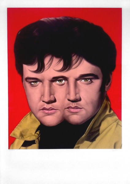 Ron English, Red Elvis, 2012