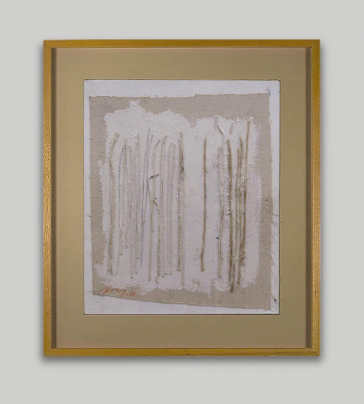 Adja Yunkers, String Drawing #6, 1981