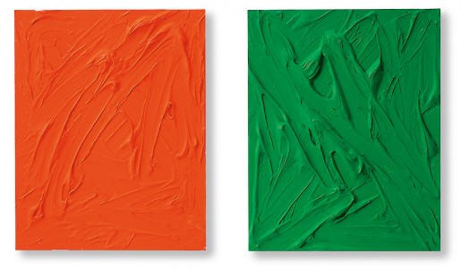 Gerhard Merz, Orange und Grün, 1997