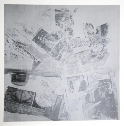 Features from Currents, #60 by Robert Rauschenberg