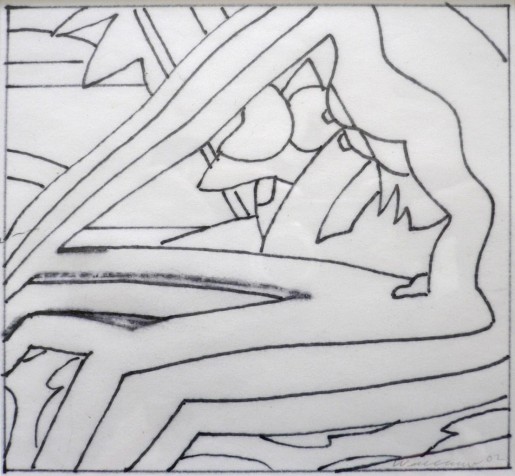 Tom Wesselmann, Study for Sunset Nude with Red Stockings, 2002