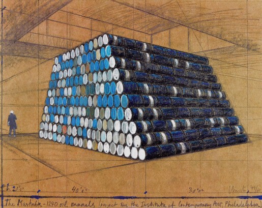 Christo, Philadelphia Mastaba, 1998