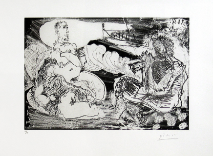 Le Joueur de Diaule by Pablo Picasso