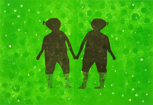 Stephen Chambers, Double Stamping (from the suite “Portrait of a Pre-Caffeinated Mind”), 2007