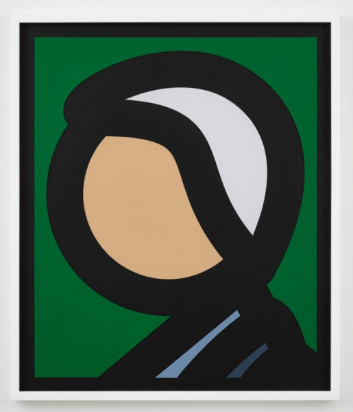 Julian Opie, Paper Head 8, 2019