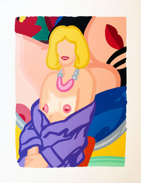 Tom Wesselmann, Claire Sitting with Robe Half Off (Vivienne), 1993