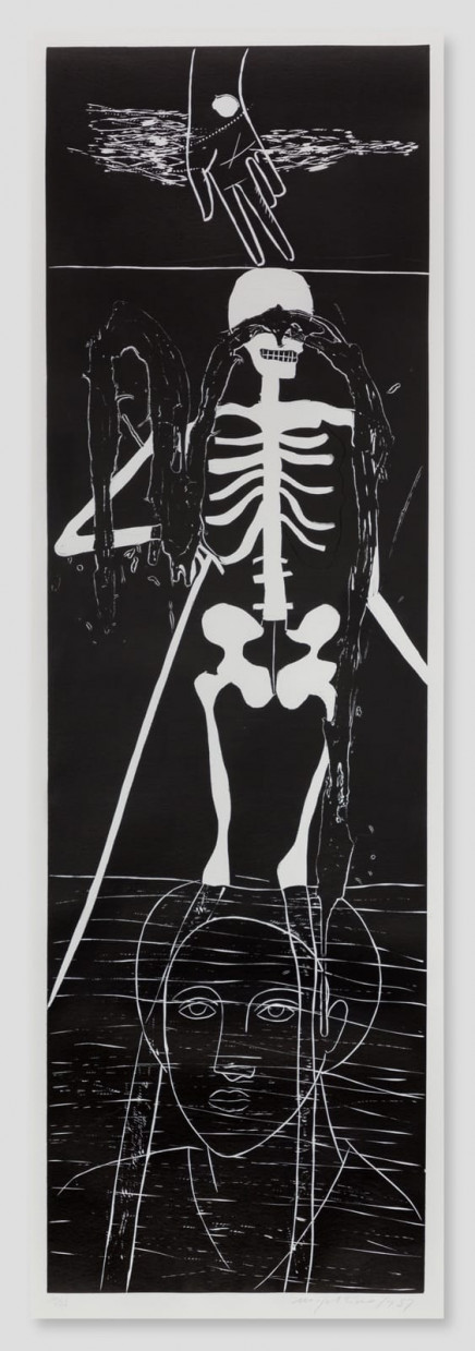 Atlantico VI (Skeleton) by Mimmo Paladino