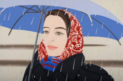 Blue Umbrella by Alex Katz