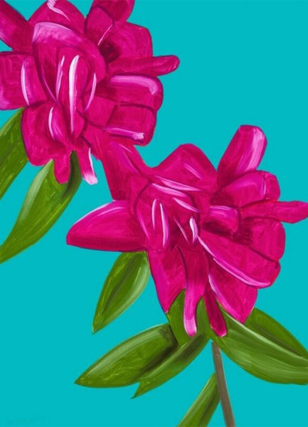 Alex Katz, Peonies, 2021