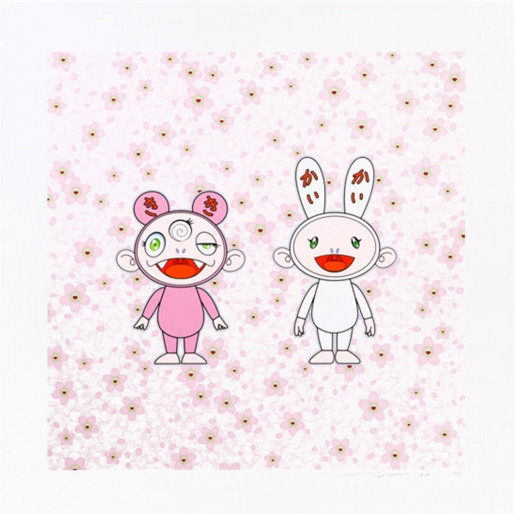 Takashi Murakami, Cherry Blossoms in Bloom, 2020