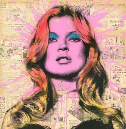 Cover Girl - Kate Moss by Mr. Brainwash