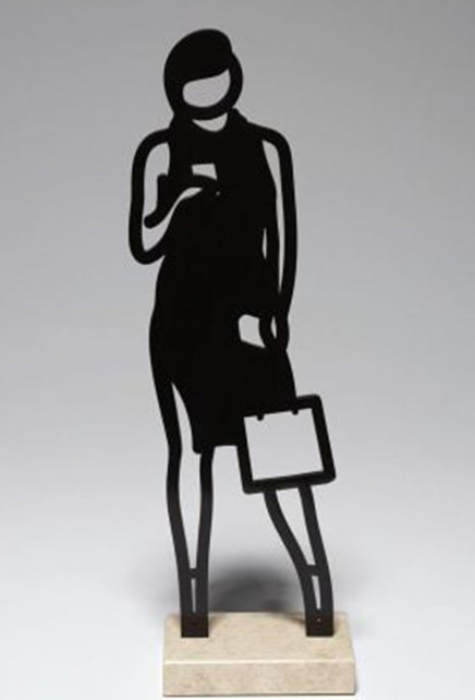 Melbourne Statuettes (Telephone) by Julian Opie