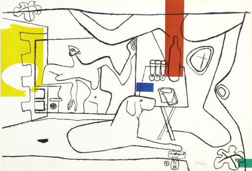 Le Corbusier, Trois verres d'apéritif, 1960