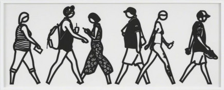 Walking in Melbourne 2 by Julian Opie