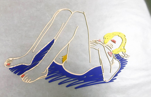 Tom Wesselmann, Blonde on Blanket, 1985/1998